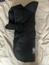 Danish Design Black Showerproof Dog Coat with removable Fleece