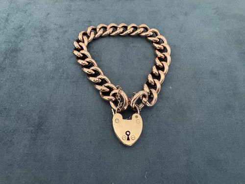 Hallmarked rose gold - hallmarked, curb