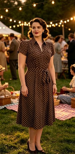 Vintage 1940s 1950s style - vintage,