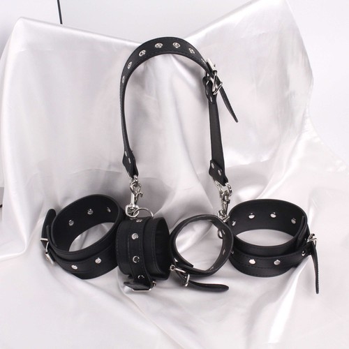 Black arm binding restraint - black,
