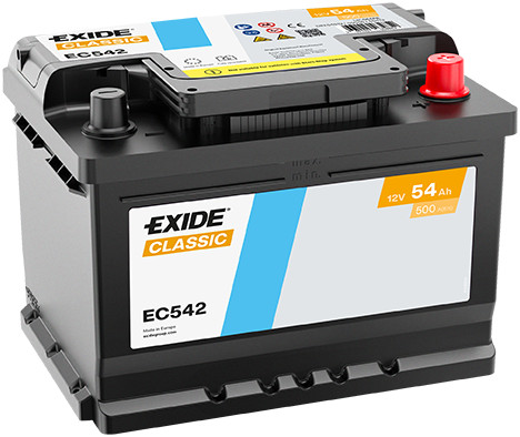Battery exide ec542 - exide, alfa