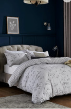 Reversible Etched Floral Grey