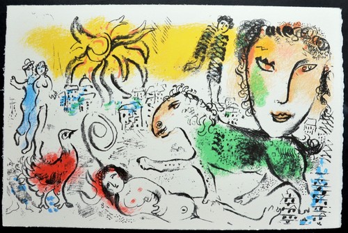 Marc chagall lithograph - marc,