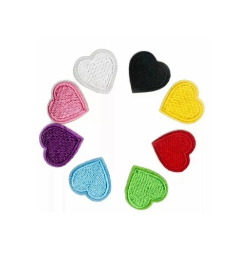 Set lovely heart patch - set,