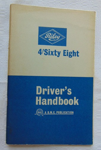 Riley drivers handbook - riley, 4/68