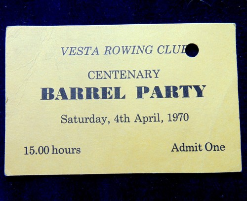 Vesta rowing club centenary - vesta,