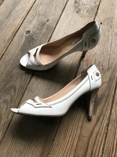Women tod heels - heels, white