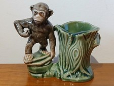 WADE porcelain Monkey vase