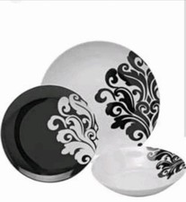 12 Piece Porcelain Damask