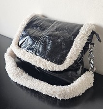 Topshop Shoulder Bag Shearling