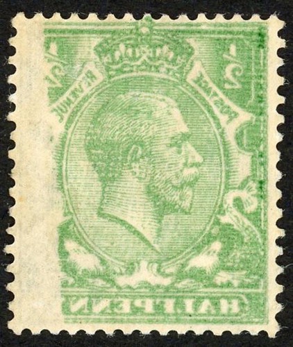 Sg418var 1924 d green - 1924-26, ½d