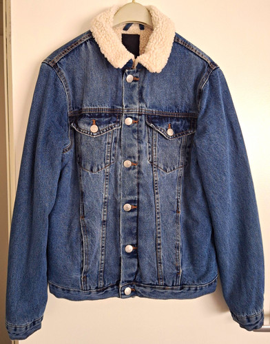 Men new look blue denim - new,