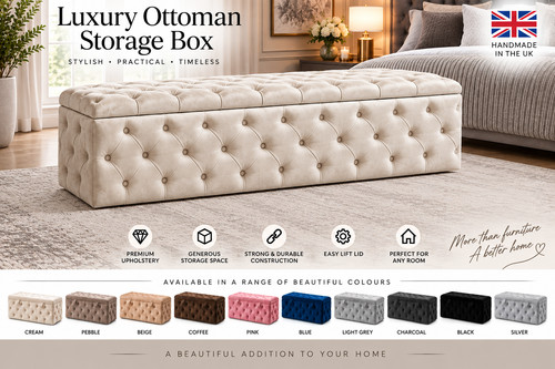 Luxury chesterfield ottoman - luxury,