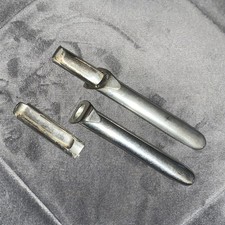 2 X Vintage 1950s Silver Metal
