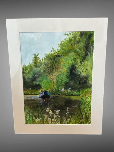 Original signed watercolour - signed,