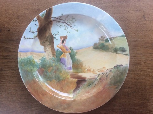 Antique signed handpainted - antique,