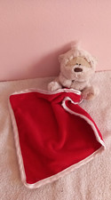 Fizzy Moon Baby's First Christmas Red Baby Comforter Comfort Blanket Soft Toy