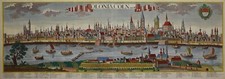 Cologne - Large Panorama - Probst After Werner At Wolff Erben 1750 - Original