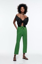 Zara Linen Blend Slouchy