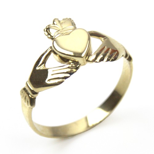 9ct gold claddagh - claddagh, and