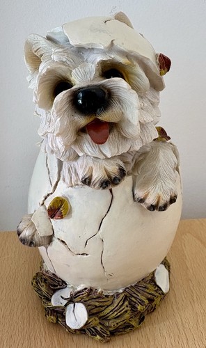 Westie egg ornament - westie,