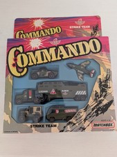Vintage 1988 Matchbox Commando Strike Team Box Set Die Cast Vehicles
