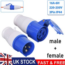 Mains Hook Up Site 3 Pin Plug