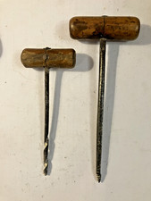 2 ANTIQUE GIMLETS 4 & 5inch