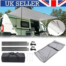 Caravan Campervan Awning sun canopy WITH KEDER PIPING ATTACHMENT 2.4m X 3m