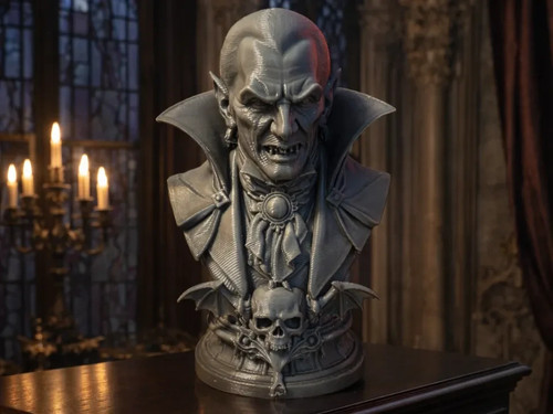 Dracula vampire bust - dracula, gothic