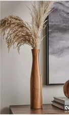 Very Home Wooden Acacia Slim Vase RRP £35