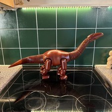 Dinosaur Mannequin With Flexible Neck Wooden dinosaur mannequin model