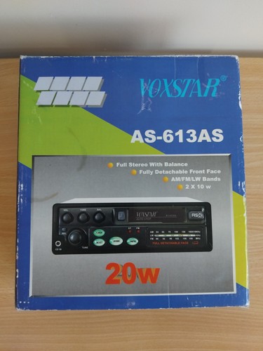 Bnib vintage voxstar fm - bnib, am/fm
