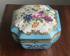 Antique Trinket Box Floral