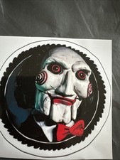 HORROR SAW HORROR FILM CLASSIC SAW DOLL CREEPY HORROR