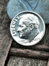 U.S. MINT 1964 SILVER PROOF ROOSEVELT DIME. ref K 20