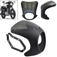 7" Headlight Fairing Black