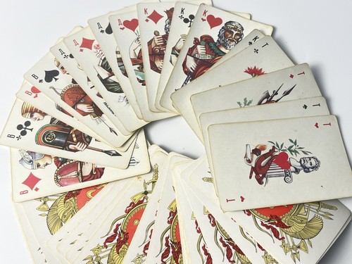 Vintage ussr playing cards - ussr,