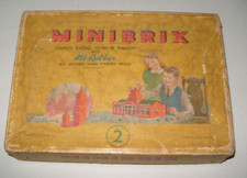 Minibrix Complete Building System In Miniature No 2 Boxed Vintage 1950s
