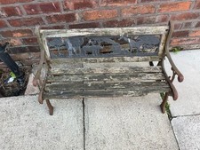 Cast Iron kid’s bench 