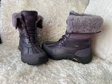 UGG Adirondack  purple leather boots, Uk size 5.5,EUR Size 38