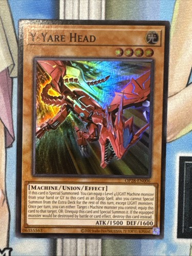 Yugioh yare head - yugioh, rare