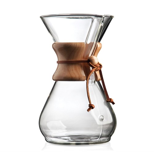 Pour over glass coffeemaker - glass,