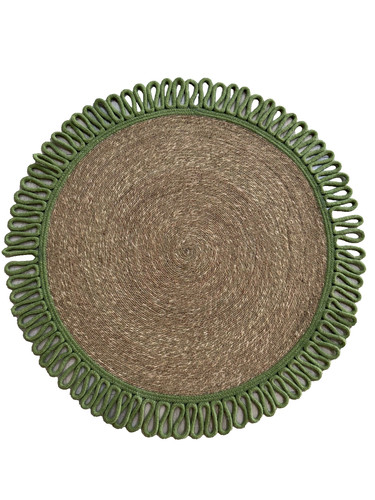 Round handwoven seagrass - round,