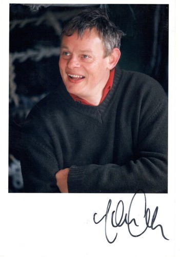 Martin clunes autograph - clunes,