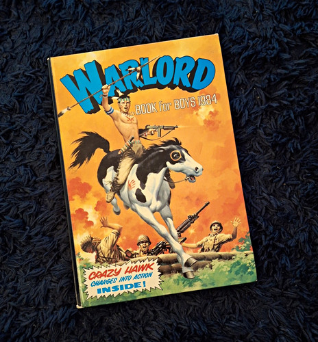 Warlord book for boys - boys, 1984