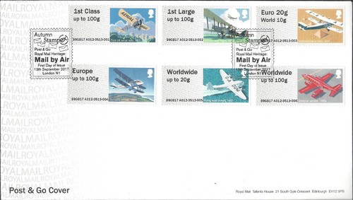 2017 post fdc stampex - 2017,