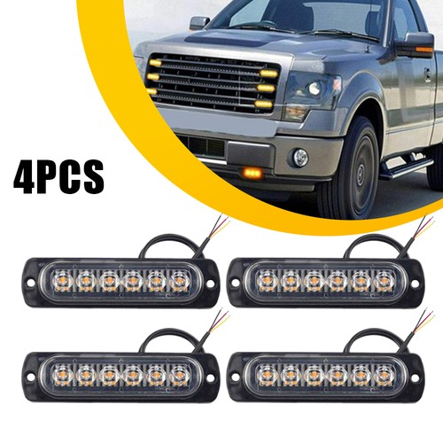 6led 24v yellow - 4x,