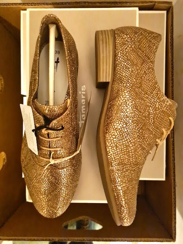 Tamaris ladies gold crackle - tamaris, gold-crackle