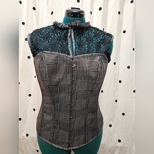 Corset story black and - black, white